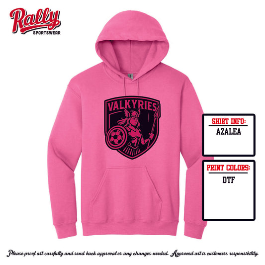 VAL -  PINK FAN HOODIE (multiple colors)