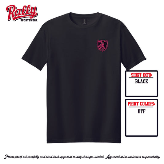 VAL -  Pink FAN SHORT SLEEVE Left Chest (multiple colors)