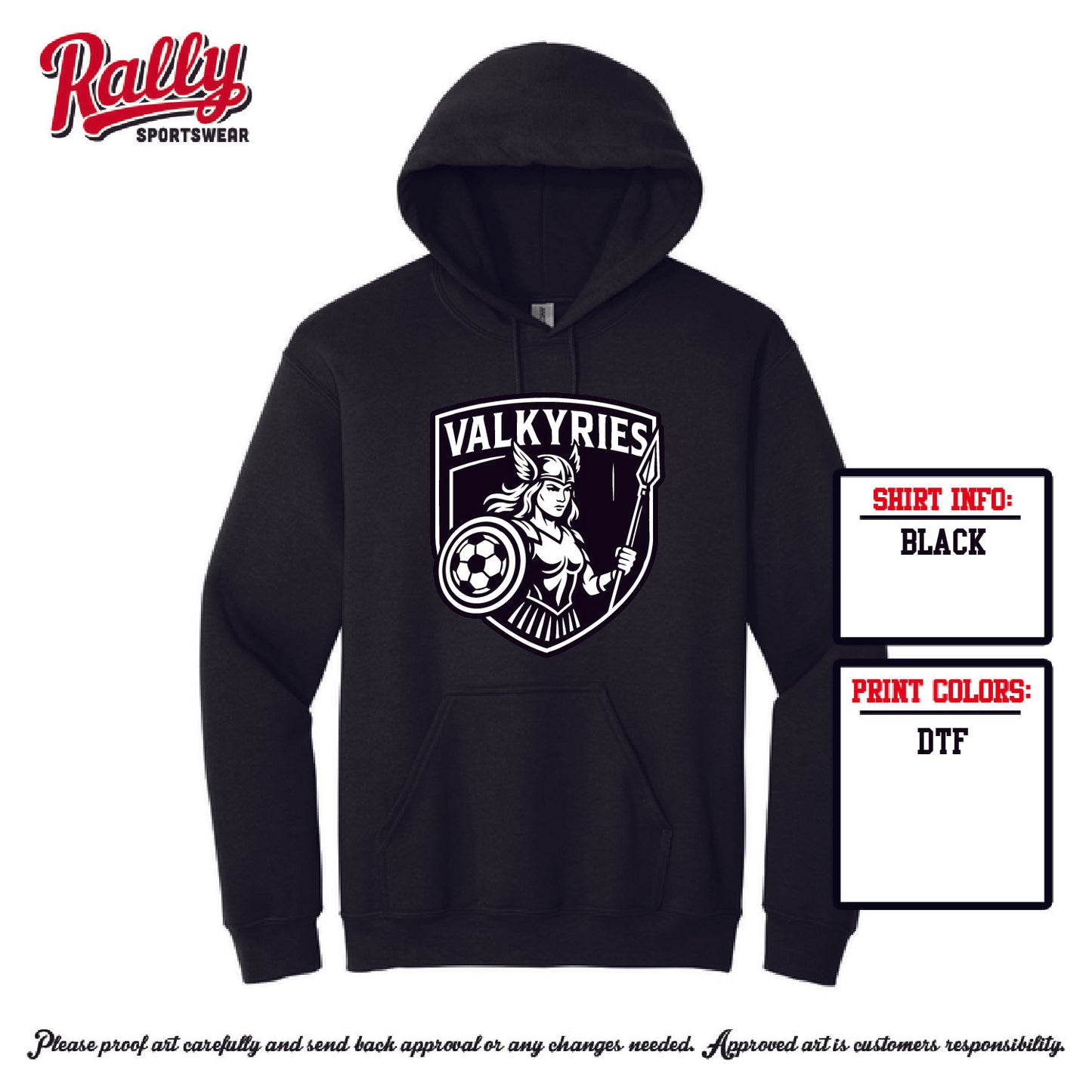 VAL -  FAN HOODIE (multiple colors)