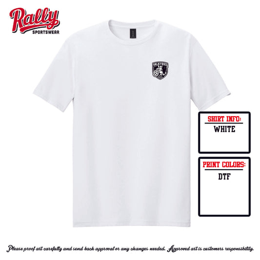 VAL -  FAN SHORT SLEEVE Left Chest (multiple colors)