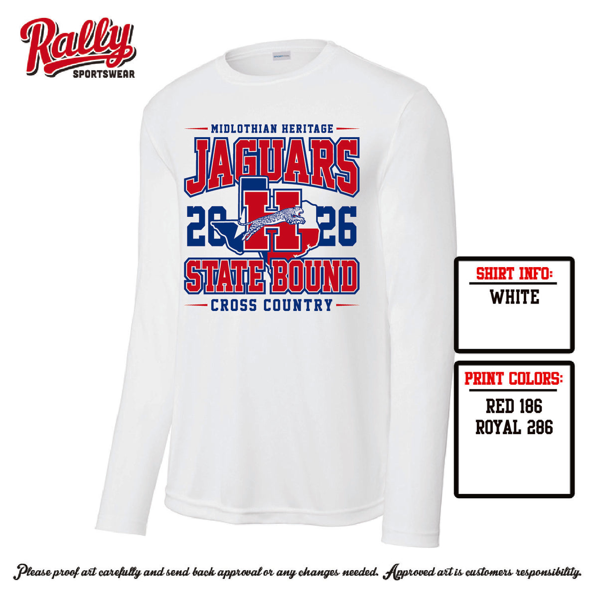 HHSXC26 - State Long Sleeve Tee