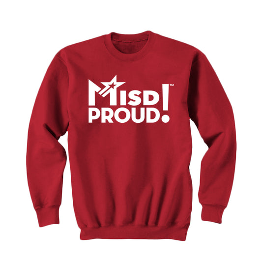 Red MISD Proud Cotton Sweatshirt