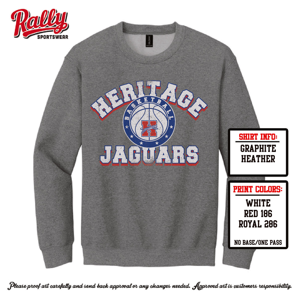 HHSBBB26 - Jaguars Basketball Distressed