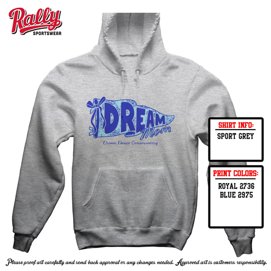 DREAM - Dream Mom Grey Hoodie