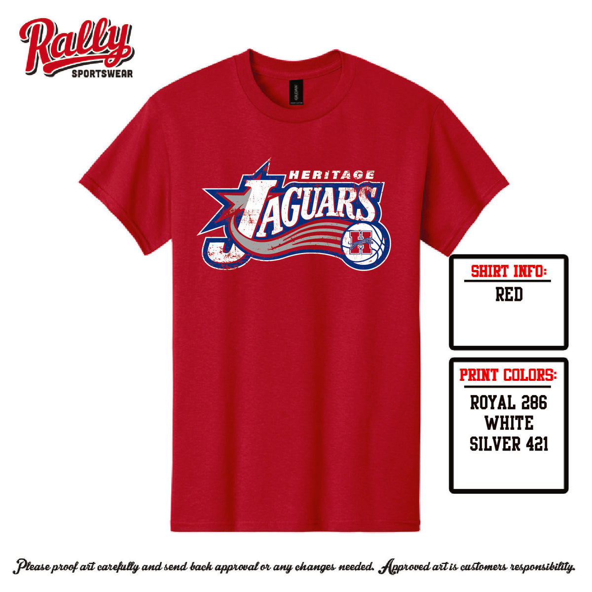 HHSBBB26 - Jaguars Basketball Retro