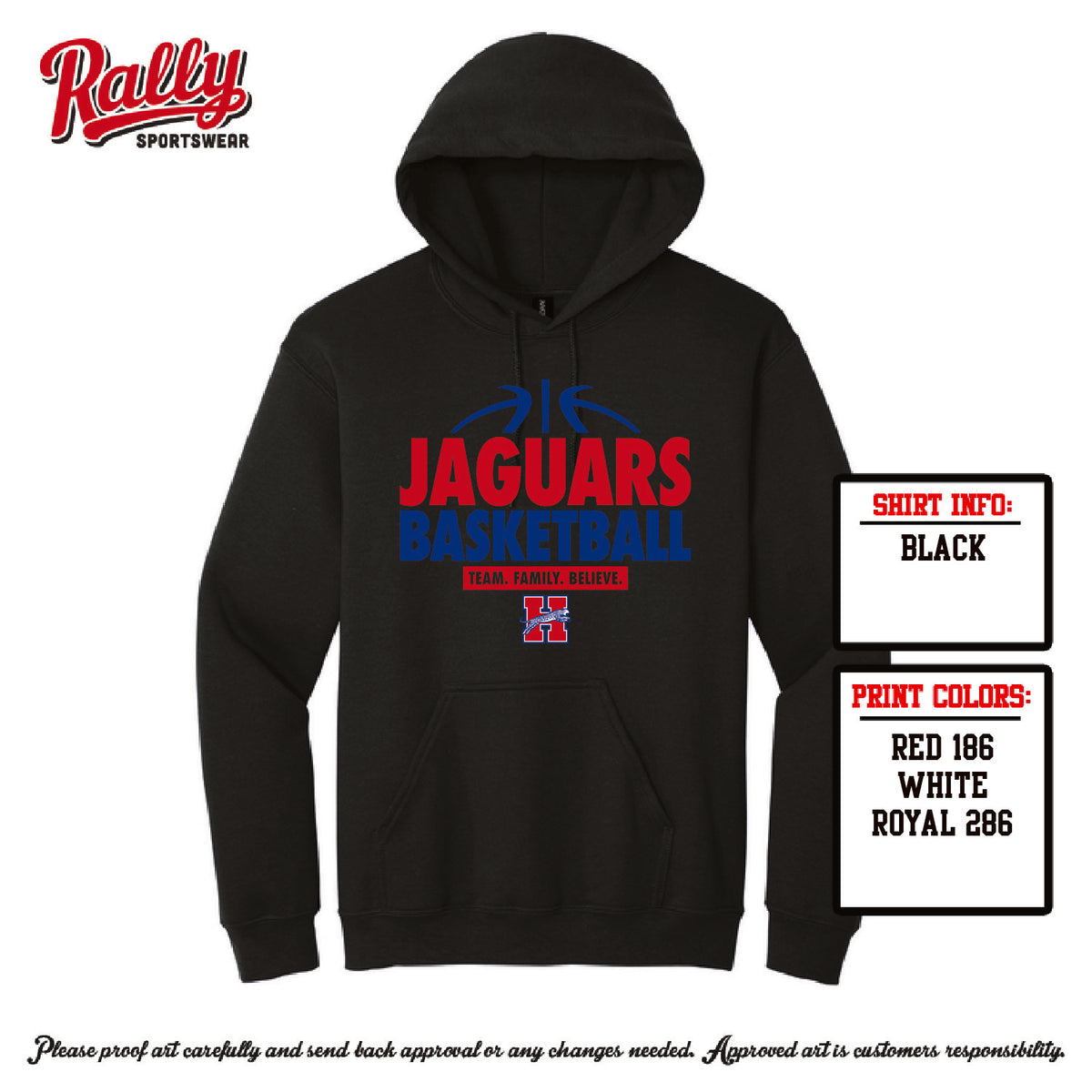 HHSBBB26 - Jaguars Basketball Fan