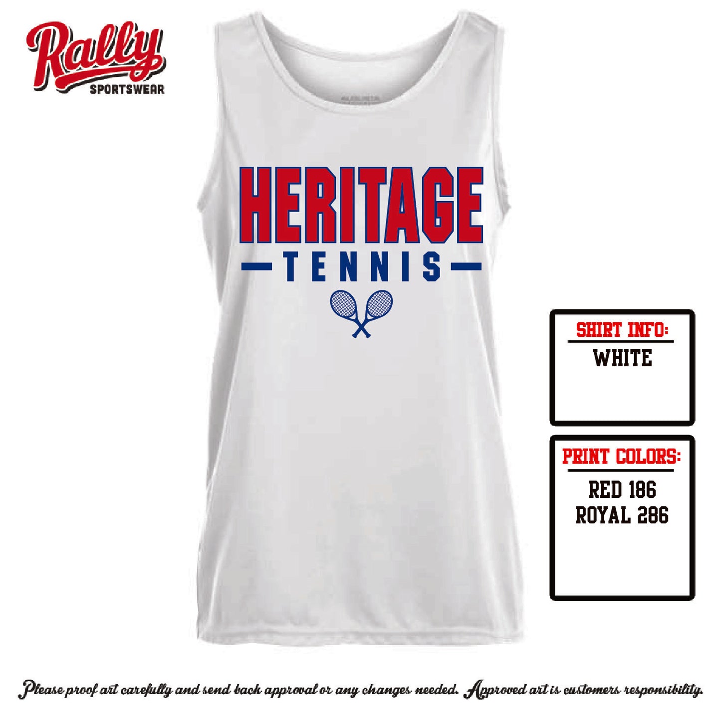 HHST26 - Practice Tank Women's (White)