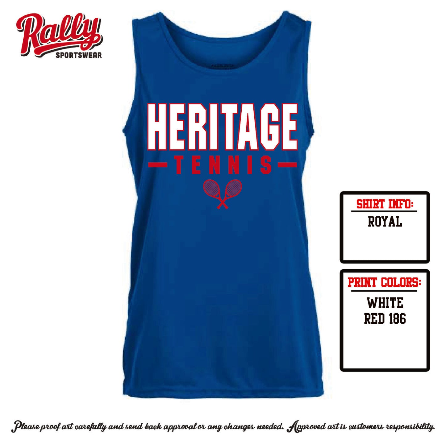 HHSTPC26 - Practice Tank Women's (Royal)