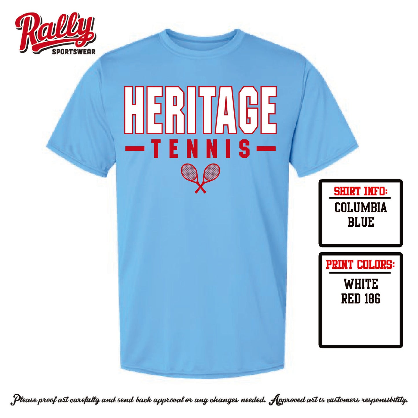 HHSTPC26 - Practice Short Sleeve Dri Fit (Carolina Blue)