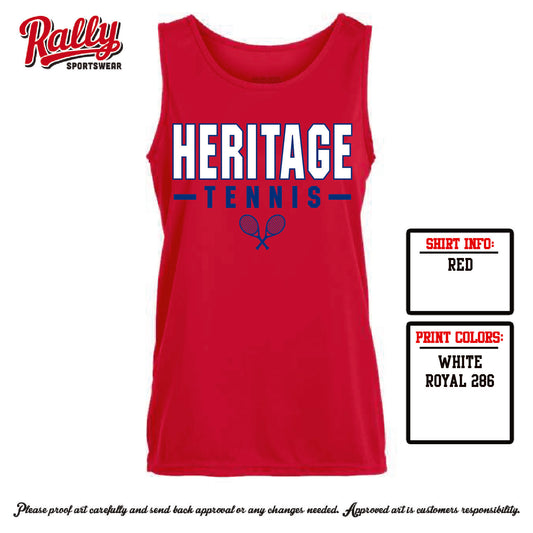 HHSTPC26 - Practice Tank Women's (Red)