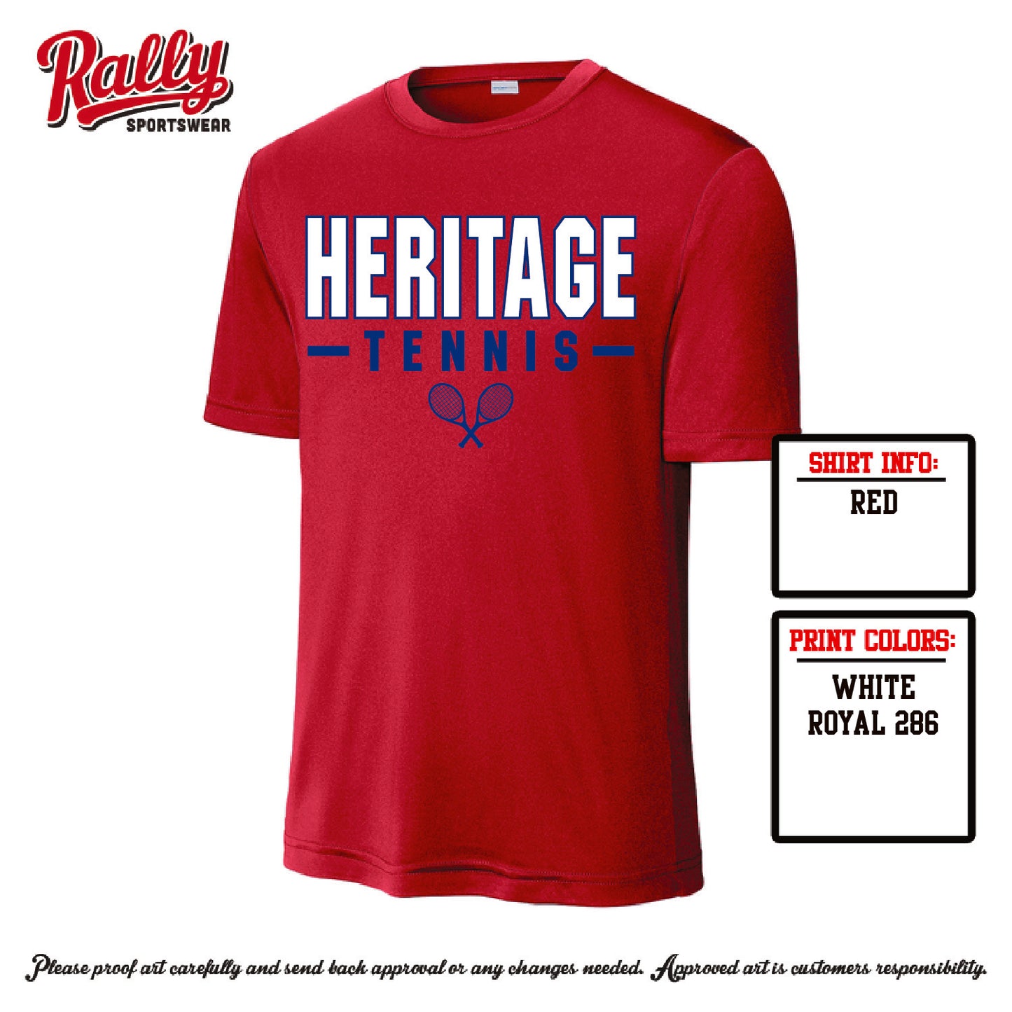 HHSTPC26 - Practice Short Sleeve Dri Fit (RED)