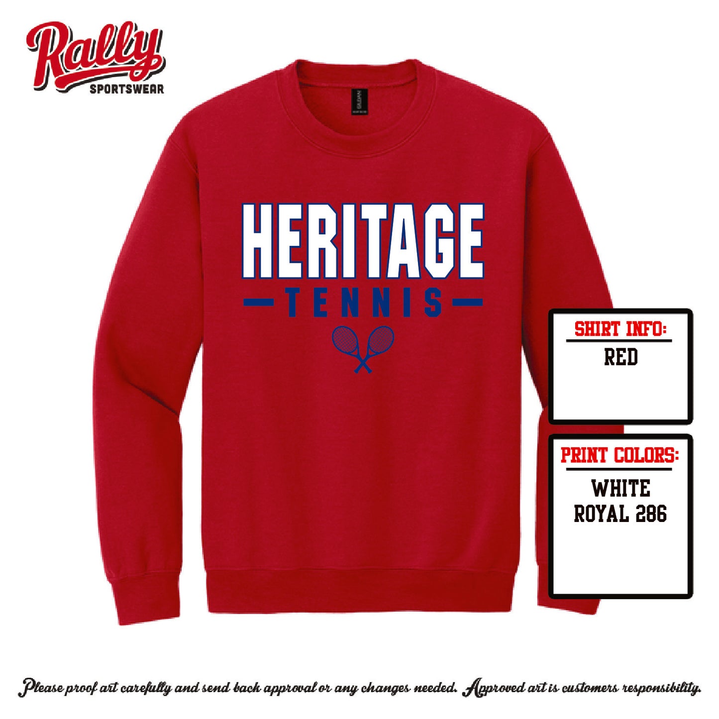 HHSTPC26 - Practice Sweatshirt (Red)