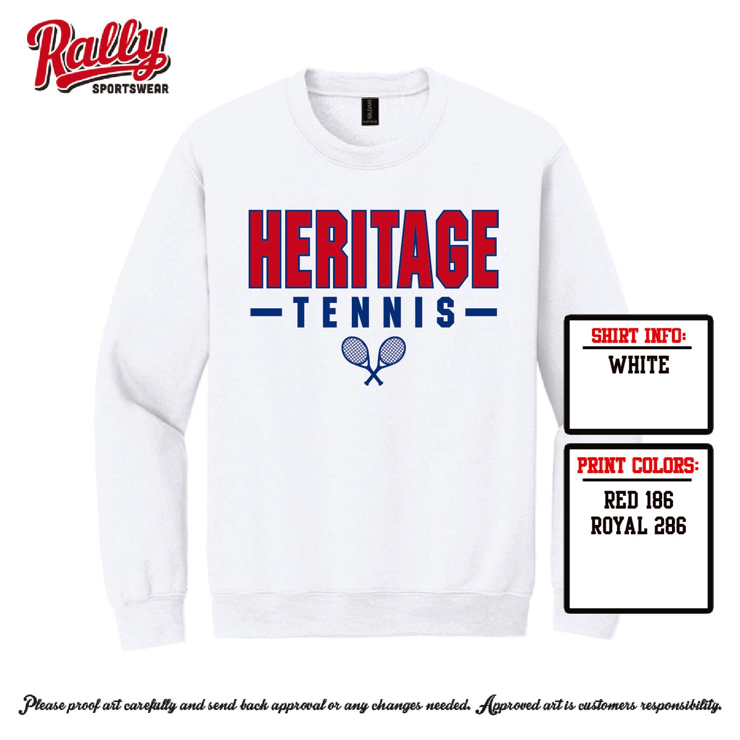 HHSTPC26 - Practice Sweatshirt (White)