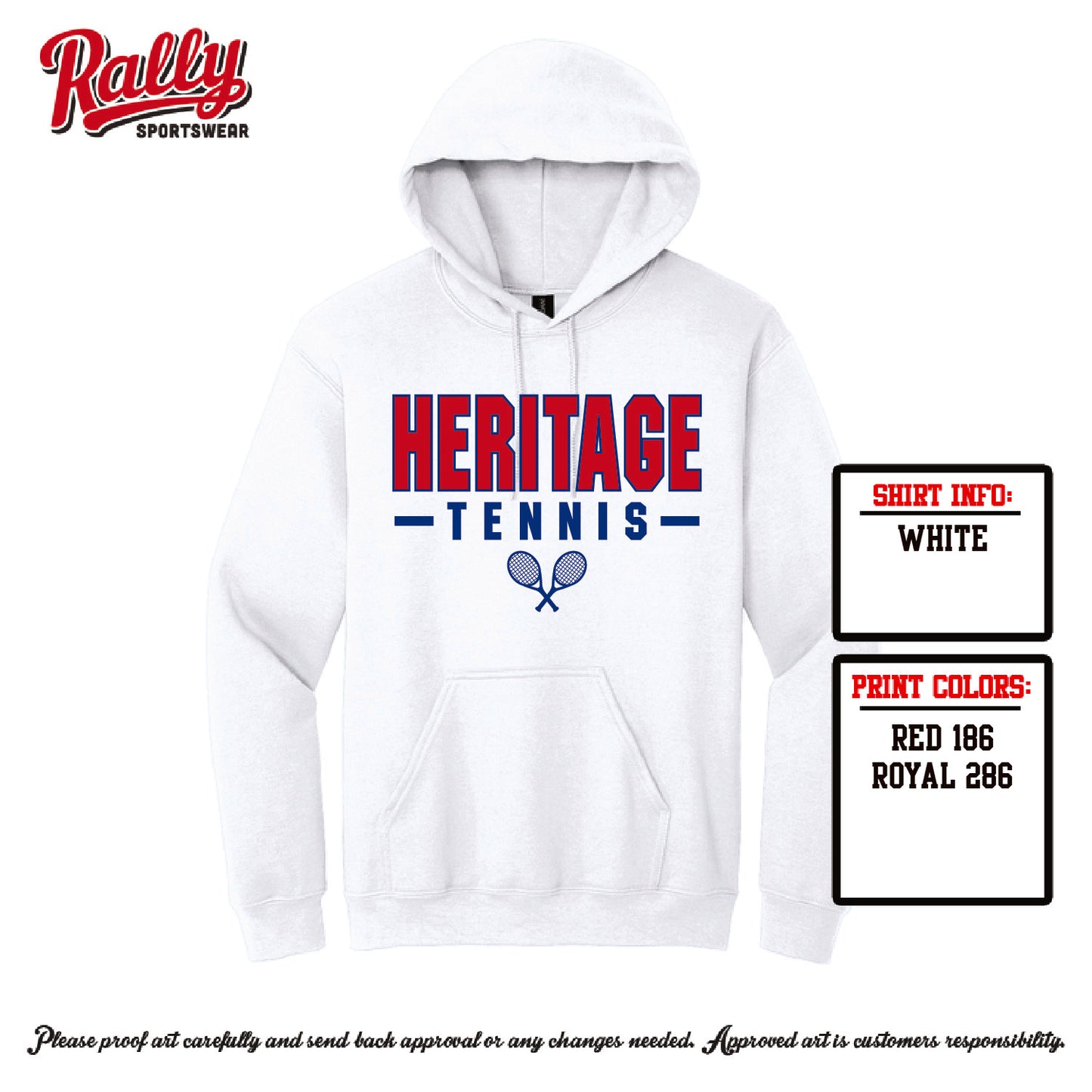 HHSTPC26 - Practice Hoodie (White)
