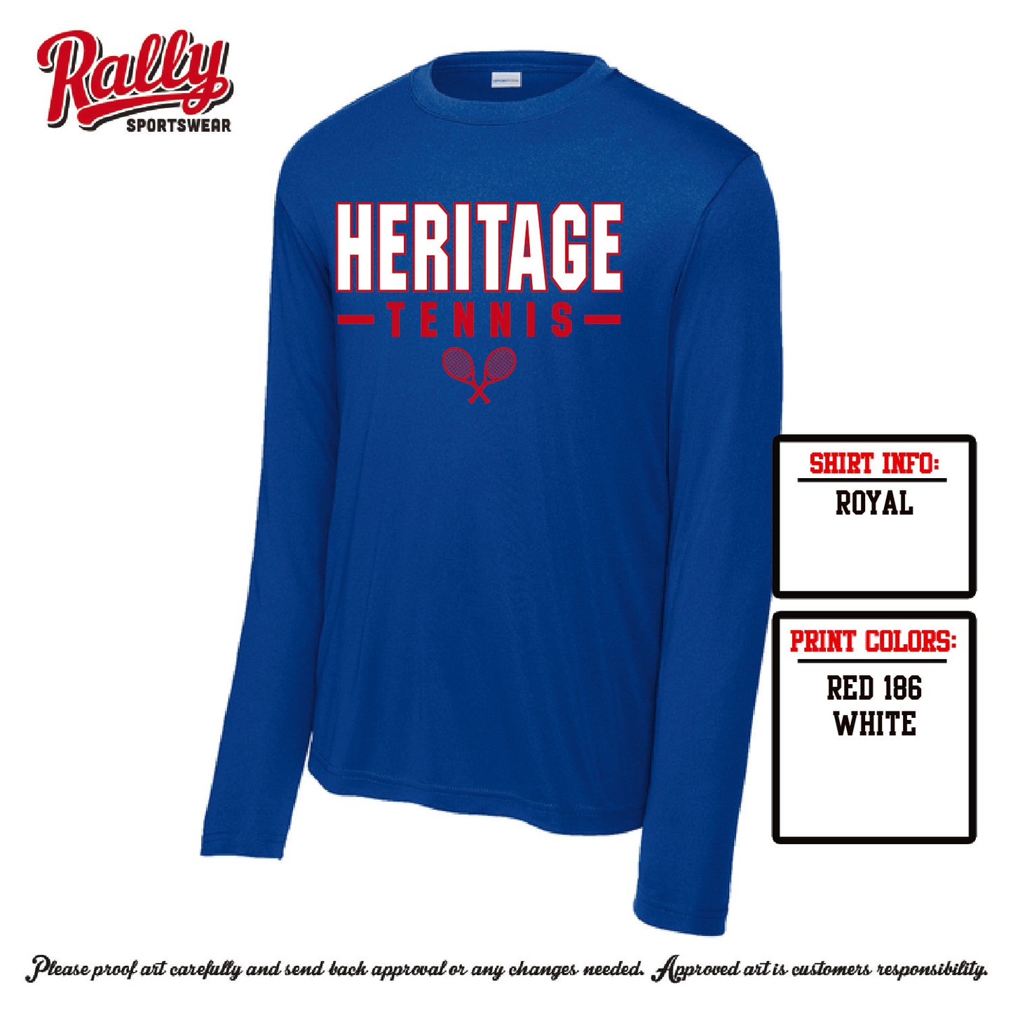 HHSTPC26 - Practice Long Sleeve Dri Fit (Royal)