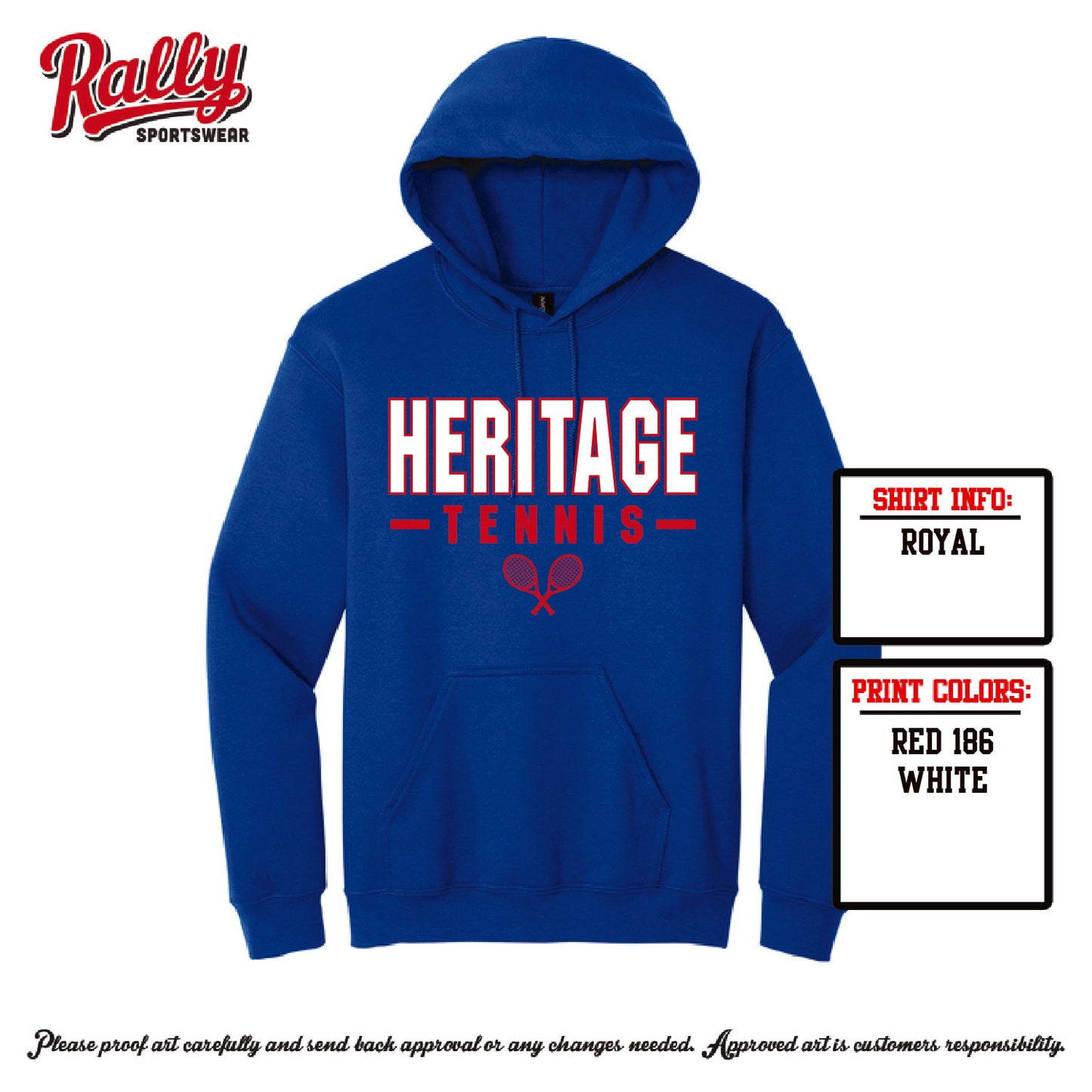 HHSTPC26 - Practice Hoodie (Royal)