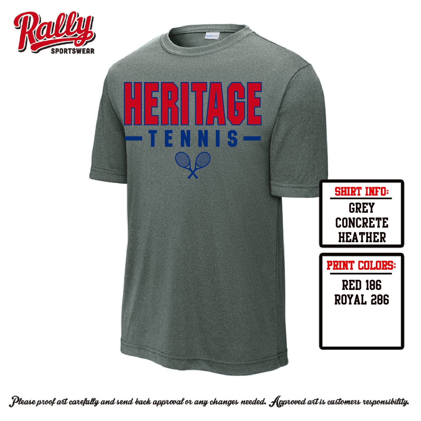 HHSTPC26 - Practice Short Sleeve Dri Fit (Grey)