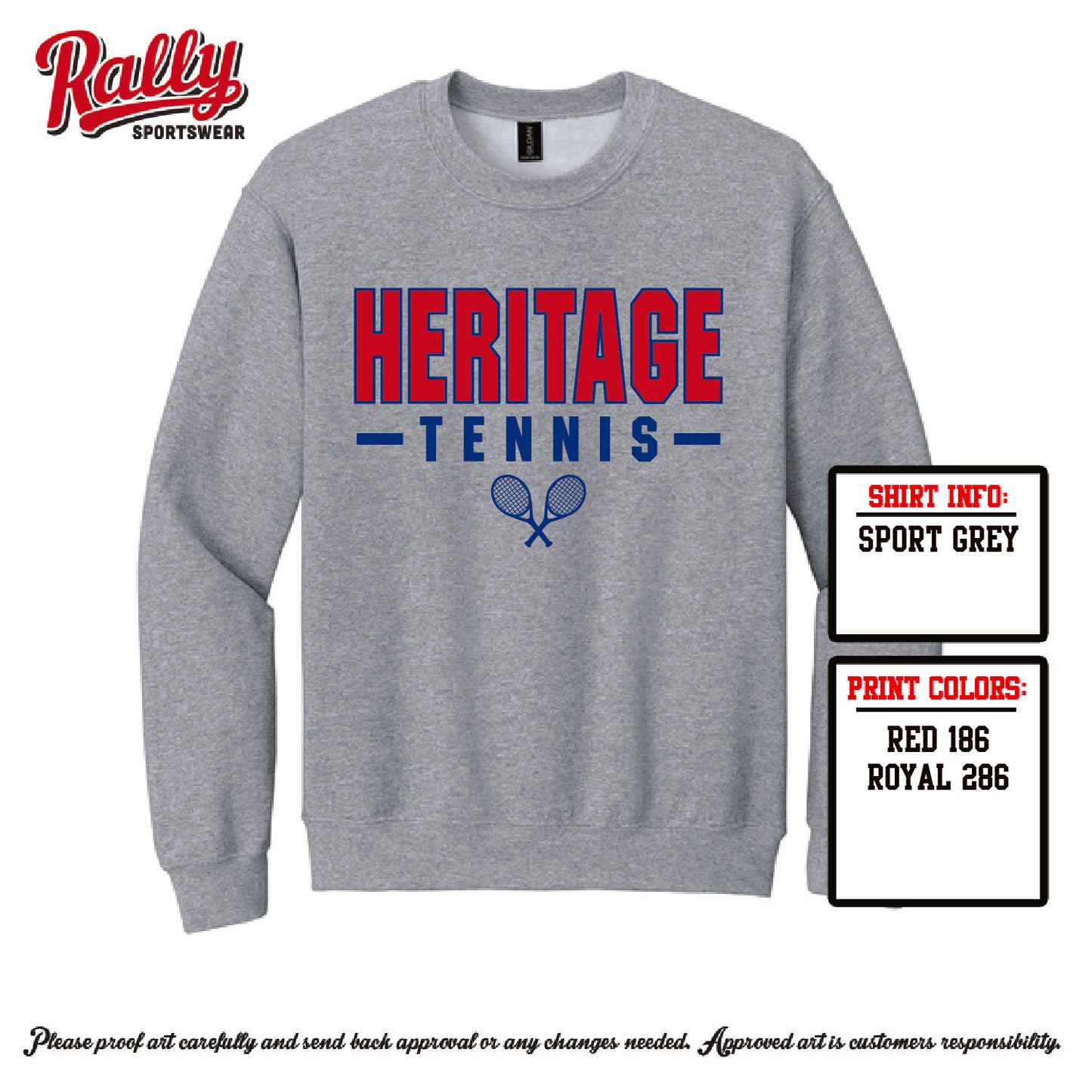 HHSTPC26 - Practice Sweatshirt (Grey)