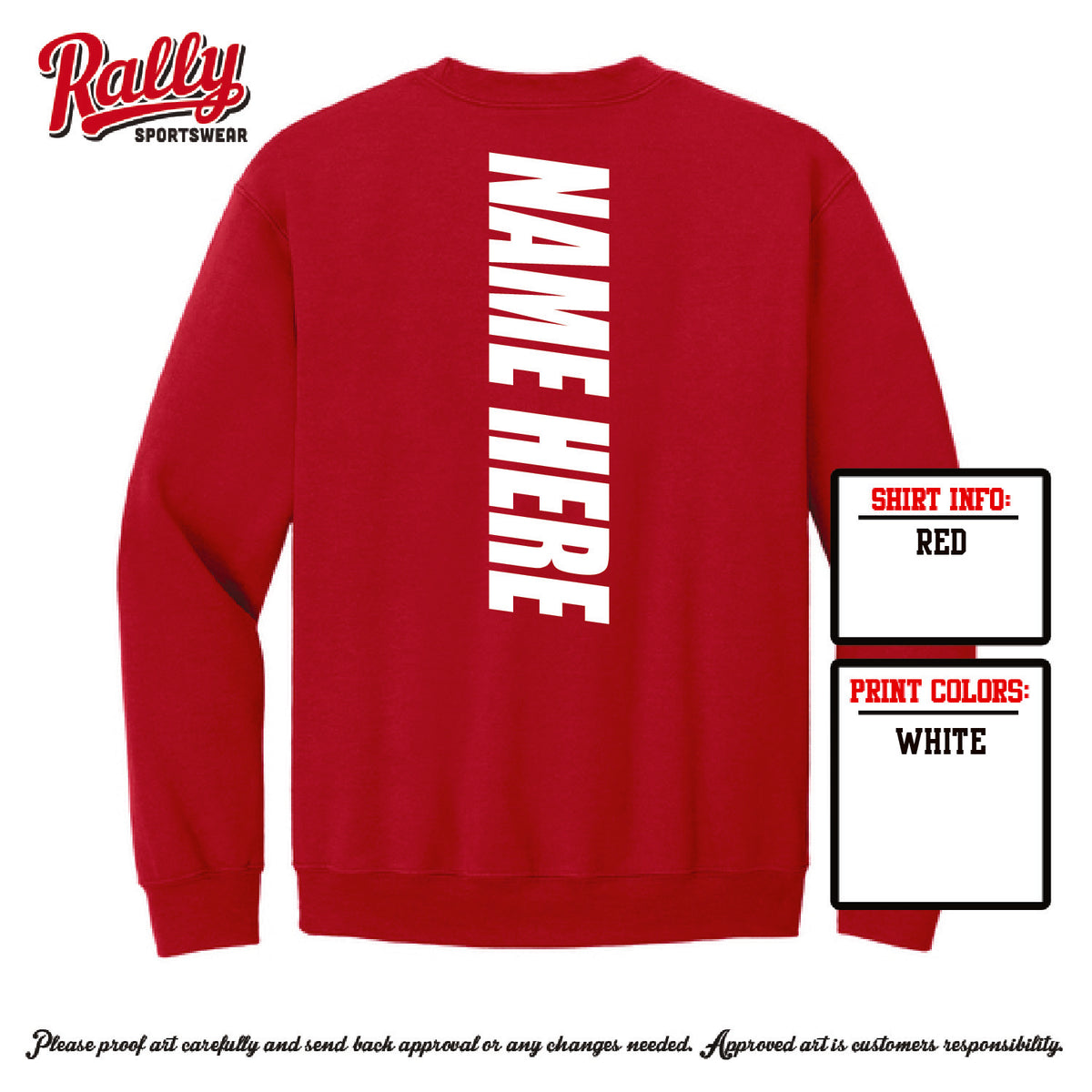 HHSTS26 - FAN DESIGN Split on Red