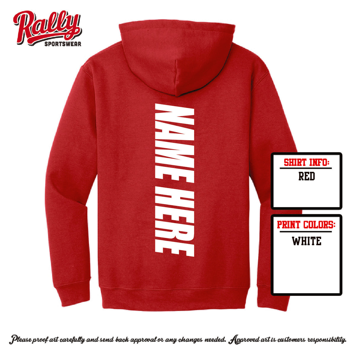 HHSTS26 - FAN DESIGN Split on Red