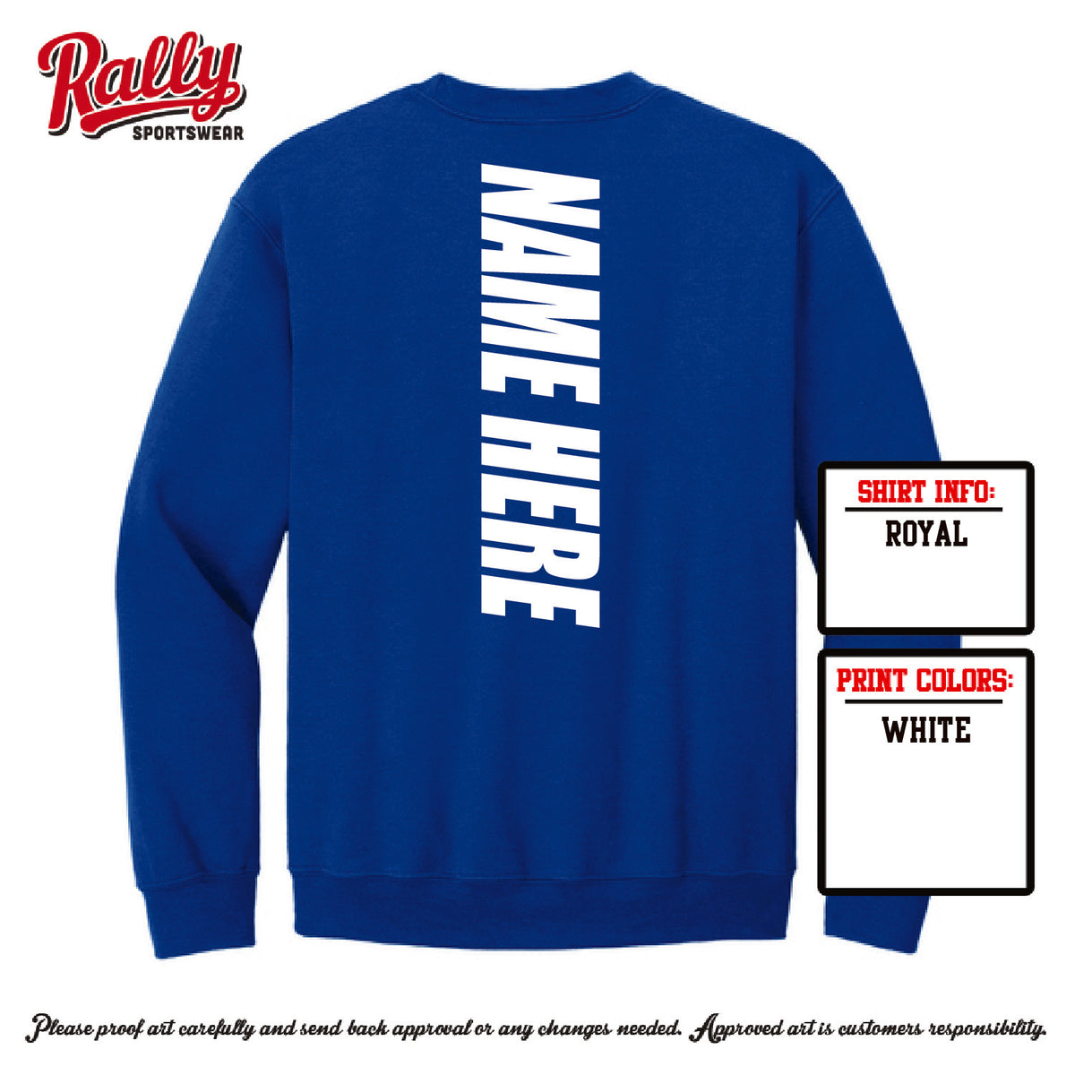 HHSTS26 - FAN DESIGN Split on Royal