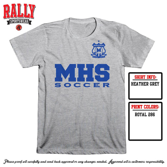 MHSSOC25 - Practice Grey Short Sleeve