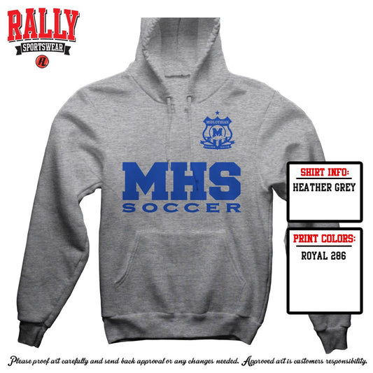 MHSSOC25 - Practice Grey Hoodie