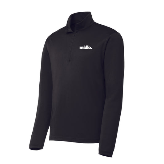 BF25 - MIDLO - Embroidered LADIES 1/4 Zip (Various Colors)