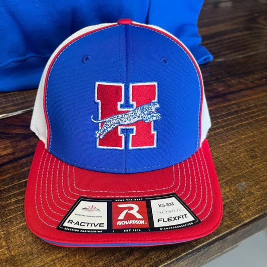 Blue Red and White HHS Hat (Fitted)