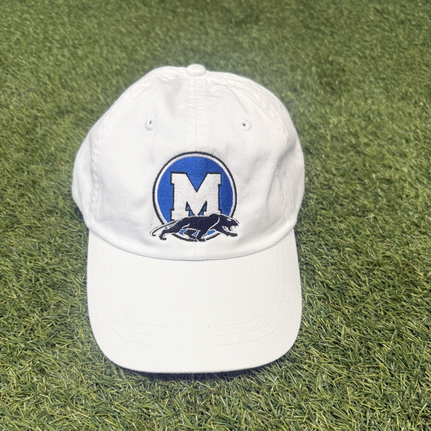 MHS WHITE Unstructured Hat