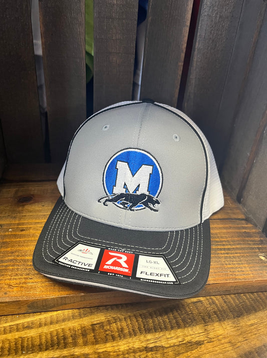 Grey Black and White MHS Hat (Fitted)
