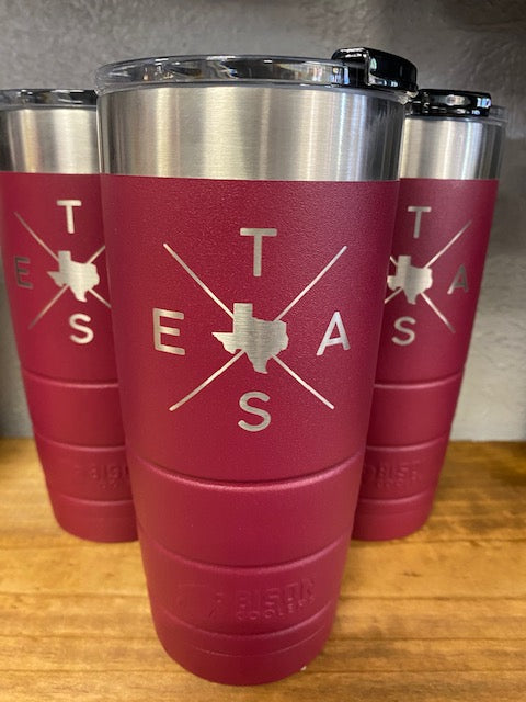 CUSTOM TEXAS BISON TUMBLER