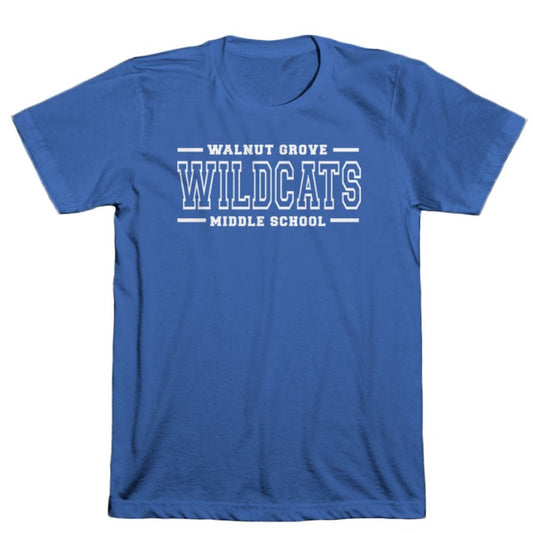 Walnut Grove Wildcats Outline Tee